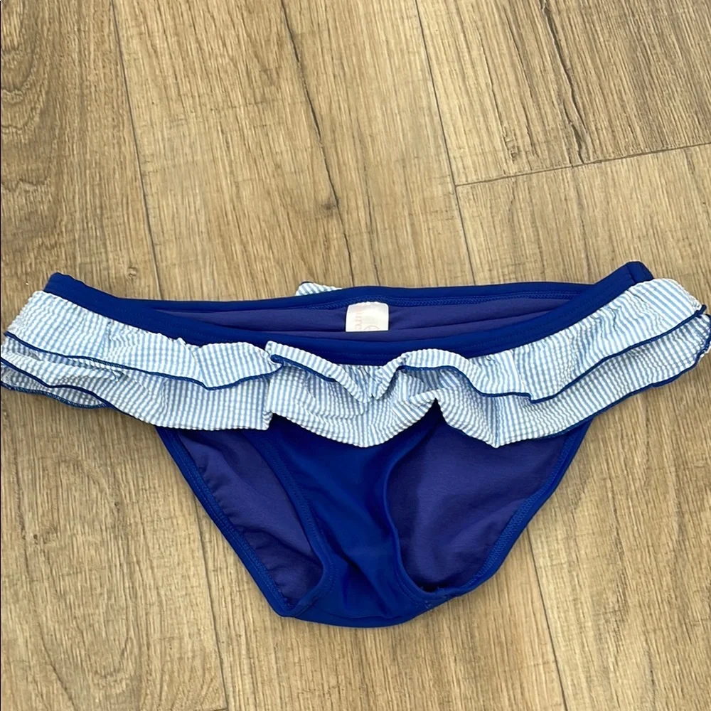 Blue Ruffle Bikini Set - Picture 4 of 6